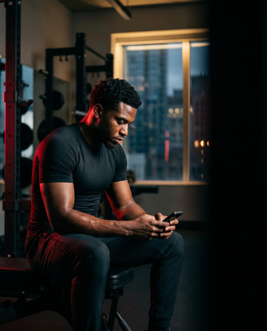 Athlète utilisant Stance après son entraînement